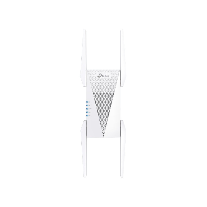 TP-Link RE815XE système Wi-Fi maillé Tri-bande (2,4 GHz / 5 GHz / 6 GHz) Wi-Fi 6 (802.11ax) Blanc 1 Externe — vue 1