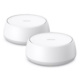 TP-Link DECO BE25(2-PACK) système Wi-Fi maillé Bi-bande (2,4 GHz / 5 GHz) Wi-Fi 7 (802.11be) Blanc Interne — vue 1