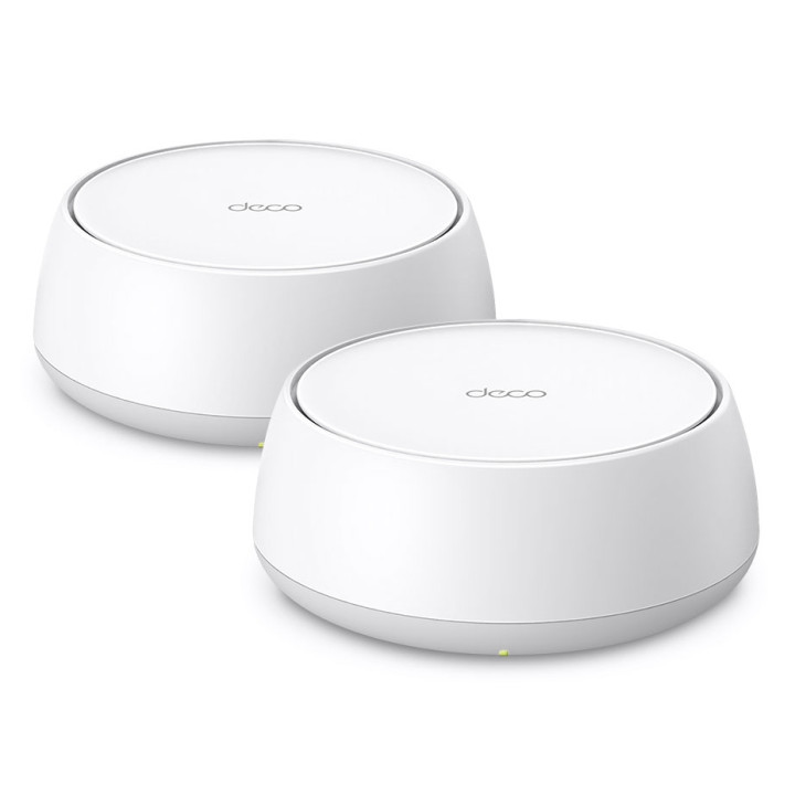 TP-Link DECO BE25(2-PACK) système Wi-Fi maillé Bi-bande (2,4 GHz / 5 GHz) Wi-Fi 7 (802.11be) Blanc Interne — vue 1