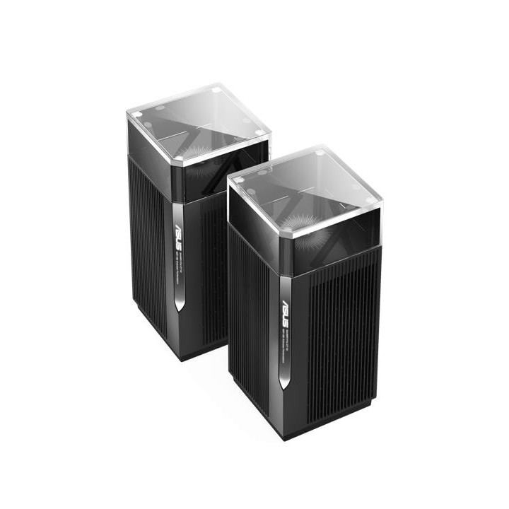ASUS ZenWiFi Pro ET12 Tri-bande (2,4 GHz / 5 GHz / 6 GHz) Wi-Fi 6E (802.11ax) Noir 3 Interne — vue 1