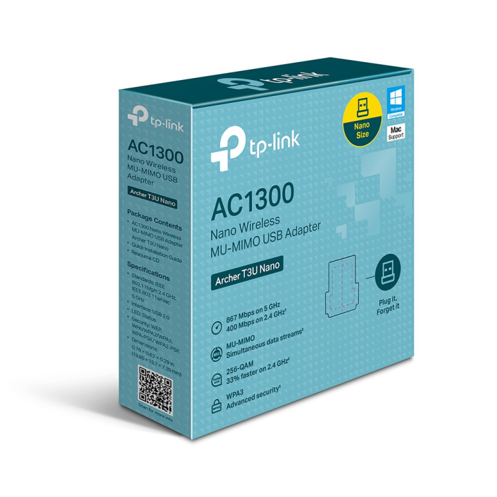 TP-Link Archer T3U Nano WLAN 1267 Mbit/s — vue 4