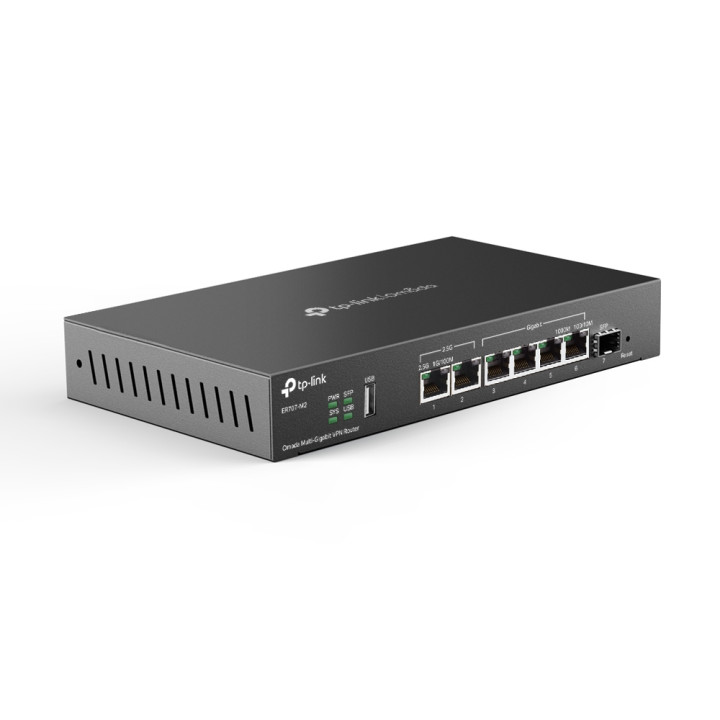TP-Link Omada ER707-M2 Routeur connecté 2.5 Gigabit Ethernet, Fast Ethernet, Gigabit Ethernet Noir — vue 2