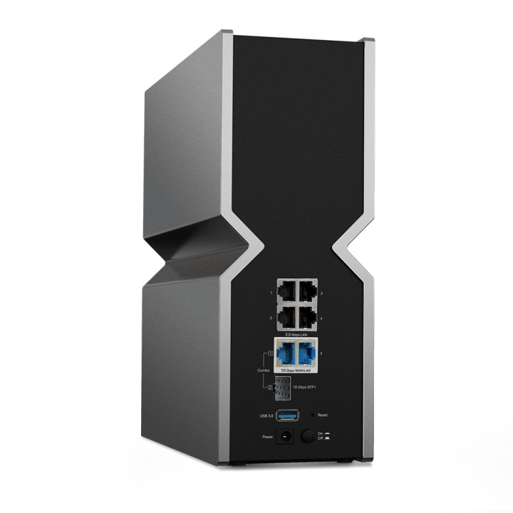 TP-Link Archer BE800 routeur sans fil Multi-Gigabit Ethernet Tri-bande (2,4 GHz / 5 GHz / 6 GHz) Noir, Acier i — vue 4