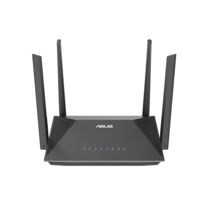 ASUS RT-AX52 AX1800 AiMesh routeur sans fil Gigabit Ethernet Bi-bande (2,4 GHz / 5 GHz) Noir — vue 1