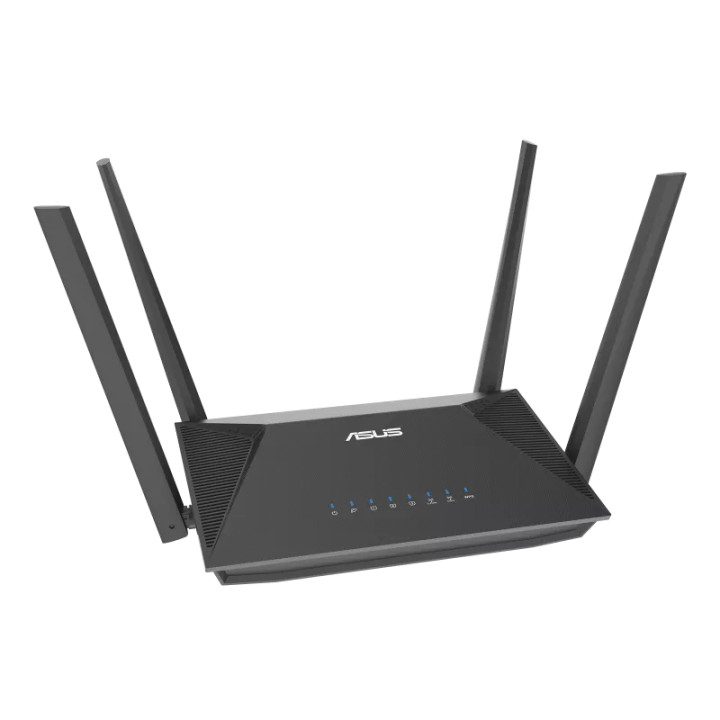 ASUS RT-AX52 AX1800 AiMesh routeur sans fil Gigabit Ethernet Bi-bande (2,4 GHz / 5 GHz) Noir — vue 3