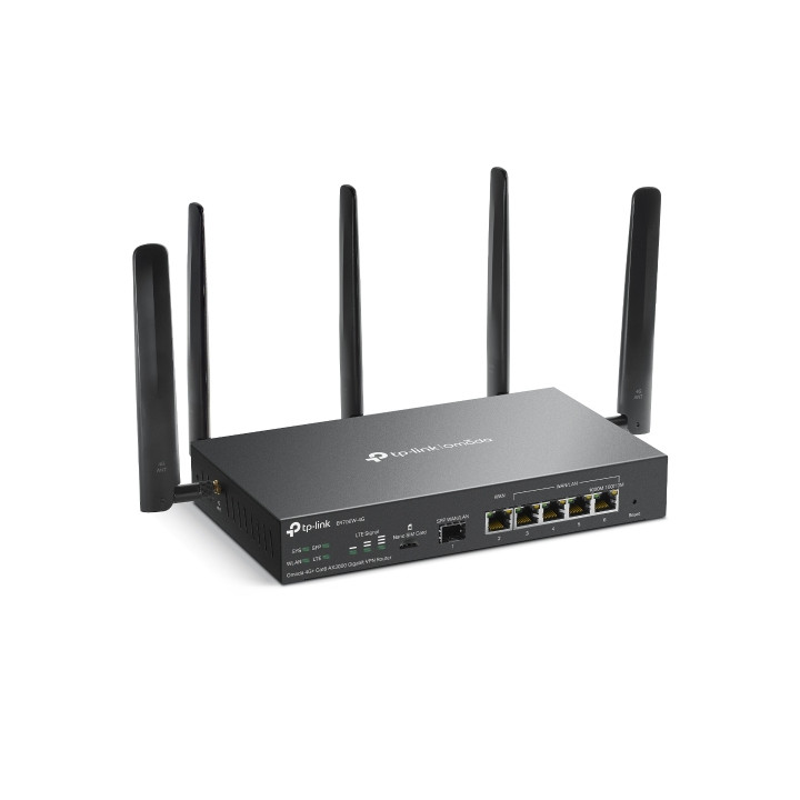 TP-Link Omada ER706W-4G routeur sans fil Gigabit Ethernet Bi-bande (2,4 GHz / 5 GHz) Noir — vue 3