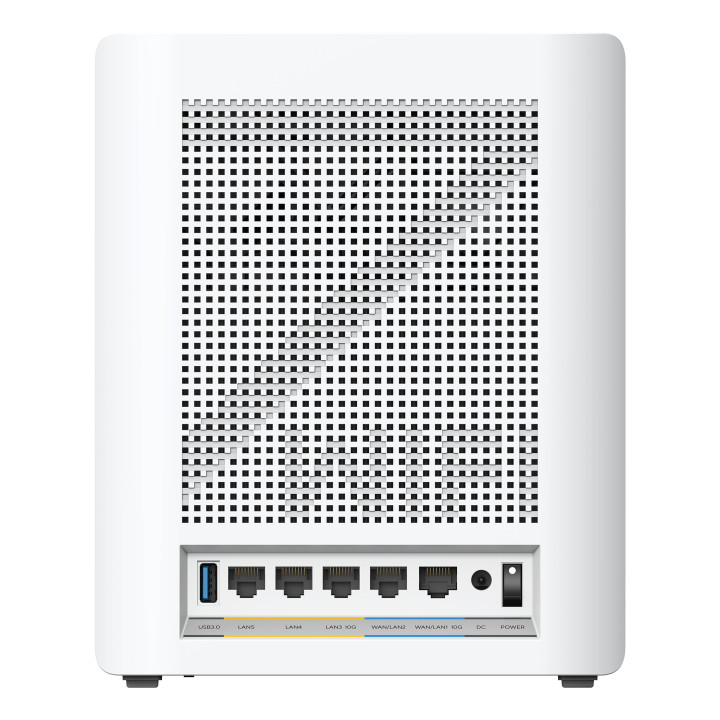 ASUS ZenWiFi BQ16 Tri-bande (2,4 GHz / 5 GHz / 6 GHz) Wi-Fi 7 (802.11be) Blanc 3 Interne — vue 4