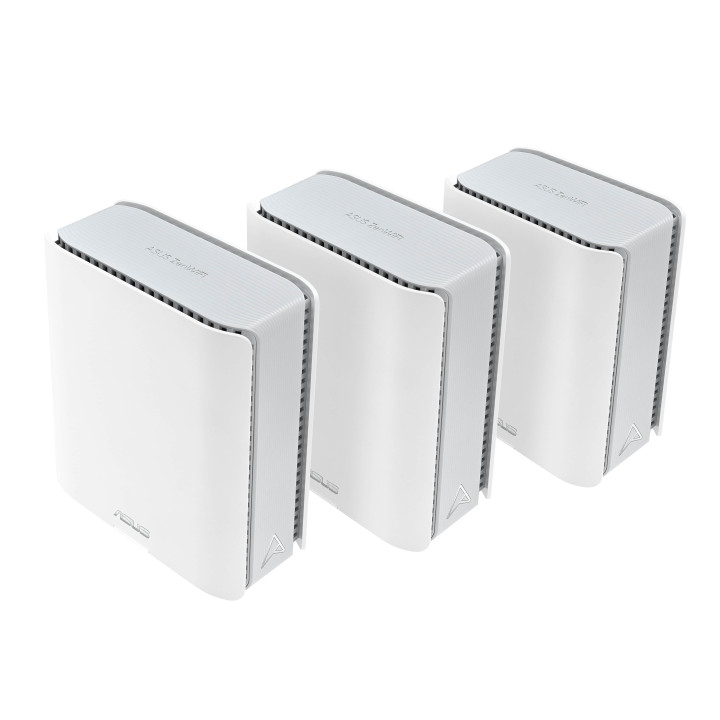 ASUS ZenWiFi BT10 (W-3-PK) Tri-bande (2,4 GHz / 5 GHz / 6 GHz) Wi-Fi 7 (802.11be) Blanc Interne — vue 3
