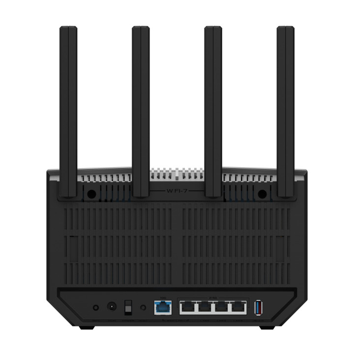 ASUS RT-BE92U routeur sans fil 10 Gigabit Ethernet Tri-bande (2,4 GHz / 5 GHz / 6 GHz) Noir — vue 3