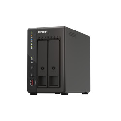 QNAP TS-253E — NAS 2 baies, Celeron J6412, 8 Go, sans disque