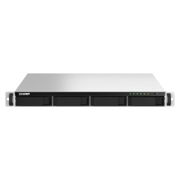 QNAP TS-464U NAS Rack (1 U) Intel® Celeron® N5095 8 Go DDR4 0 To QNAP Turbo System Aluminium, Noir — vue 1
