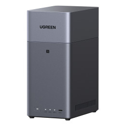 Ugreen DH2300 NAS Mini Tower 4 Go Gris — vue 1