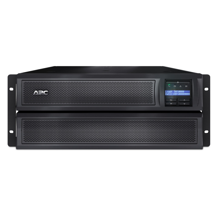 APC Smart-UPS X SMX3000HV - 3000VA, 8x C13 + 2x C19 sortie, USB, runtime extensible, profondeur limitée — vue 1