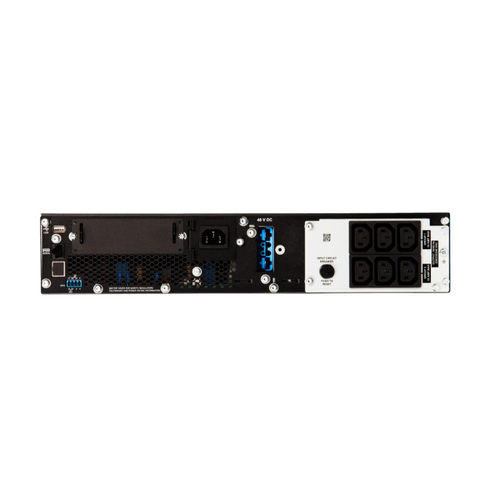 APC Smart-UPS On-Line SRT1500RMXLI - 1,5 kW/VA, 6 sorties C13, montable en rack — vue 2