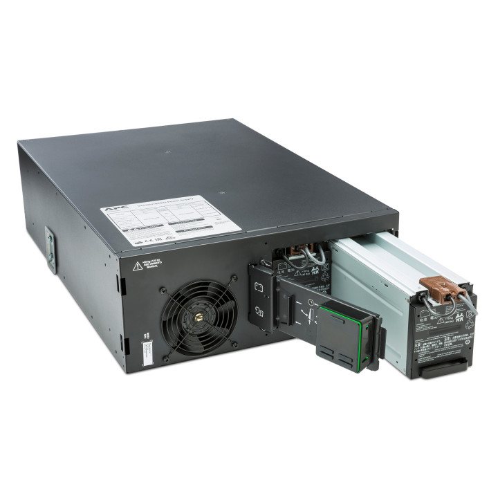 APC Smart-UPS On-Line SRT6KRMXLI - 6kW/VA, 6x C13, 4x C19, sortie monophasée câblée, montable en rack, NMC int — vue 4