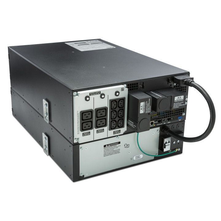 APC Smart-UPS On-Line SRT6KRMXLI - 6kW/VA, 6x C13, 4x C19, sortie monophasée câblée, montable en rack, NMC int — vue 5