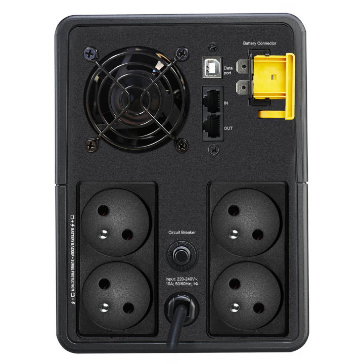 APC BackUPS BX - onduleur line-interactive - 2200VA, 230V - prises Françaises — vue 2