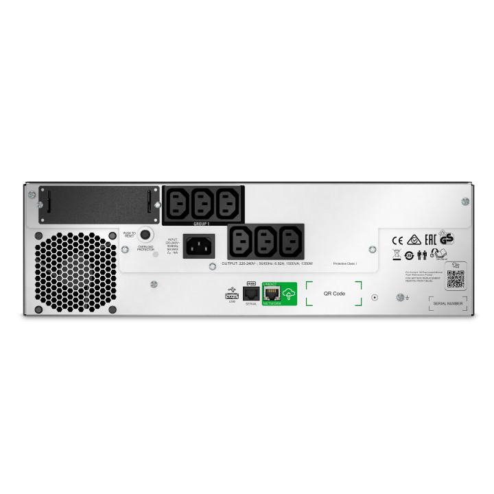 APC Smart-UPS Li-ion SMTL1500RMI3UC - 6x C13, courte profondeur, montage en rack 3U, SmartConnect, 1500 VA — vue 2