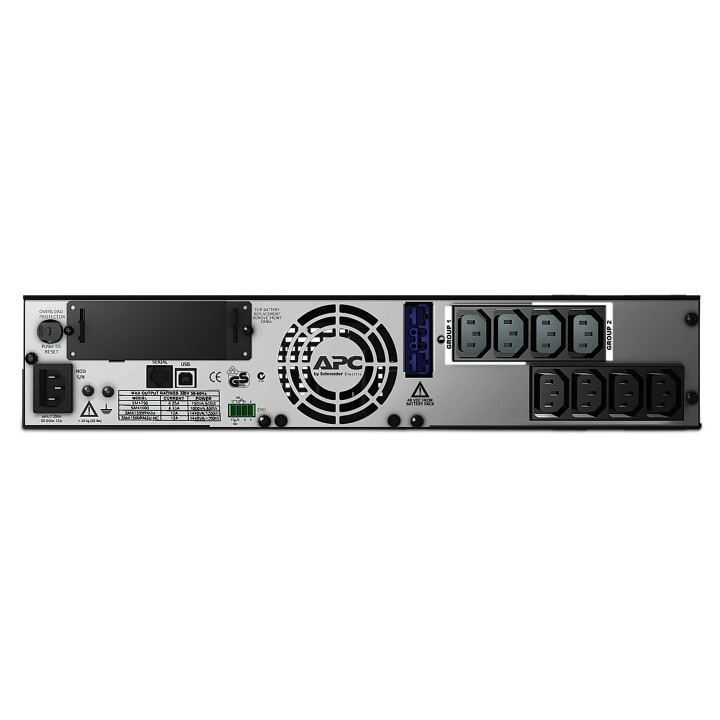 APC Smart-UPS X SMX1000I - 1000VA, 8x C13 sortie, USB, runtime extensible — vue 2