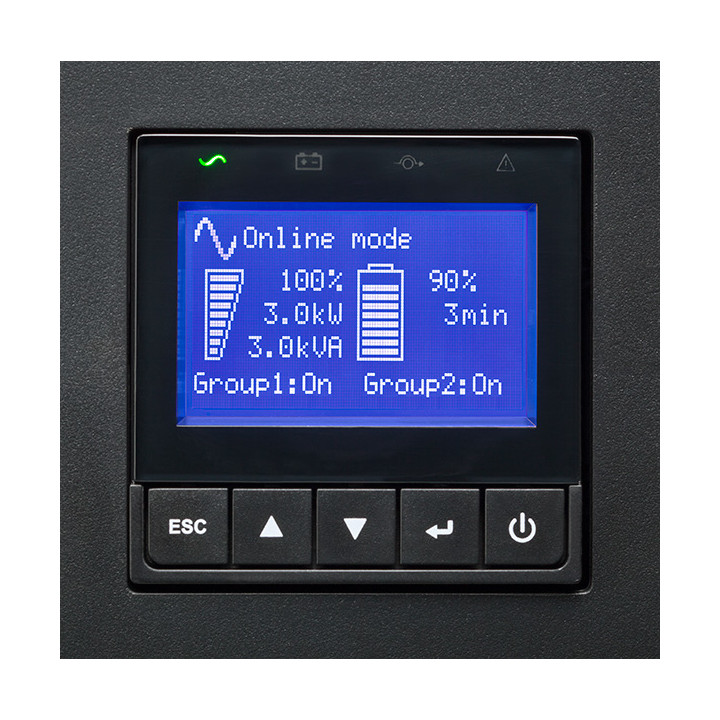 Eaton 9PX3000IRTBPB alimentation d'énergie non interruptible Double-conversion (en ligne) 3 kVA 3000 W 3 sorti — vue 3