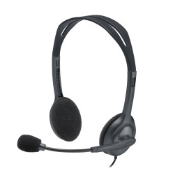 Logitech Headset H111 — Micro-casque filaire universel jack 3.5 mm — vue 1