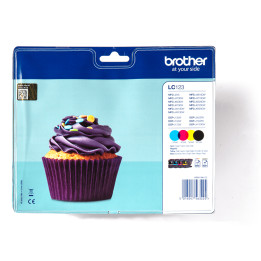 Brother LC123VALBP - Pack de cartouches d'encre originales — vue 1