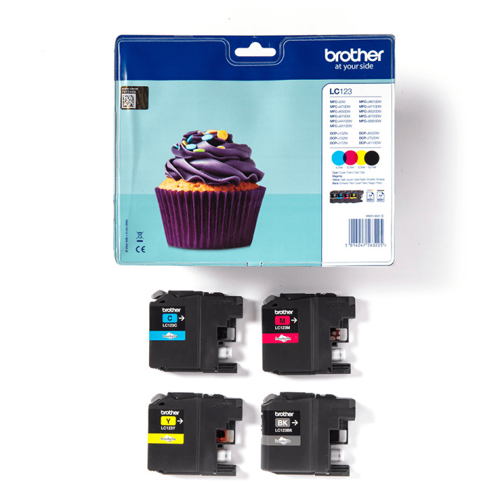 Brother LC123VALBP - Pack de cartouches d'encre originales — vue 3