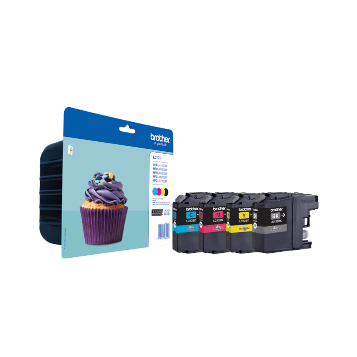 Brother LC123VALBP - Pack de cartouches d'encre originales — vue 4
