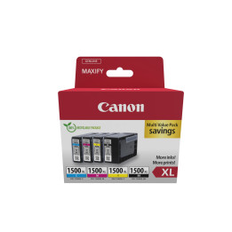 Canon 9182B010 cartouche d'encre 4 pièce(s) Original Rendement élevé (XL) Noir, Cyan, Magenta, Jaune — vue 1