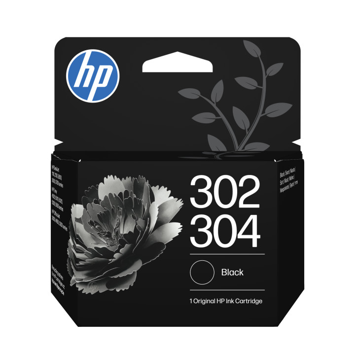 HP 302/304 Cartouche d’encre noire authentique — vue 1