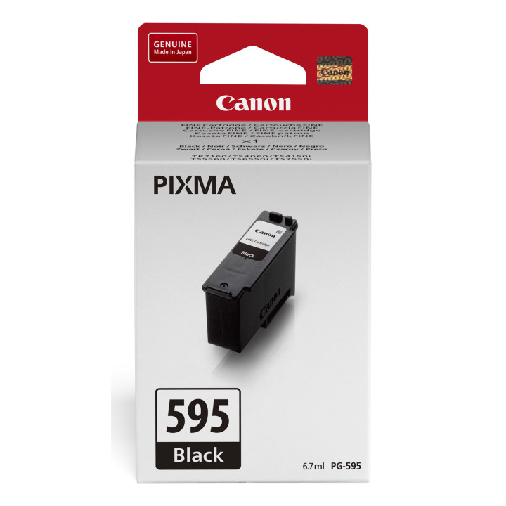 Canon PG-595 cartouche d'encre 1 pièce(s) Original Noir — vue 2