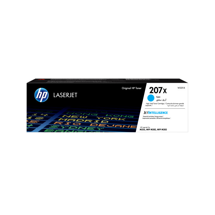HP Toner cyan LaserJet 207X authentique grande capacité — vue 1