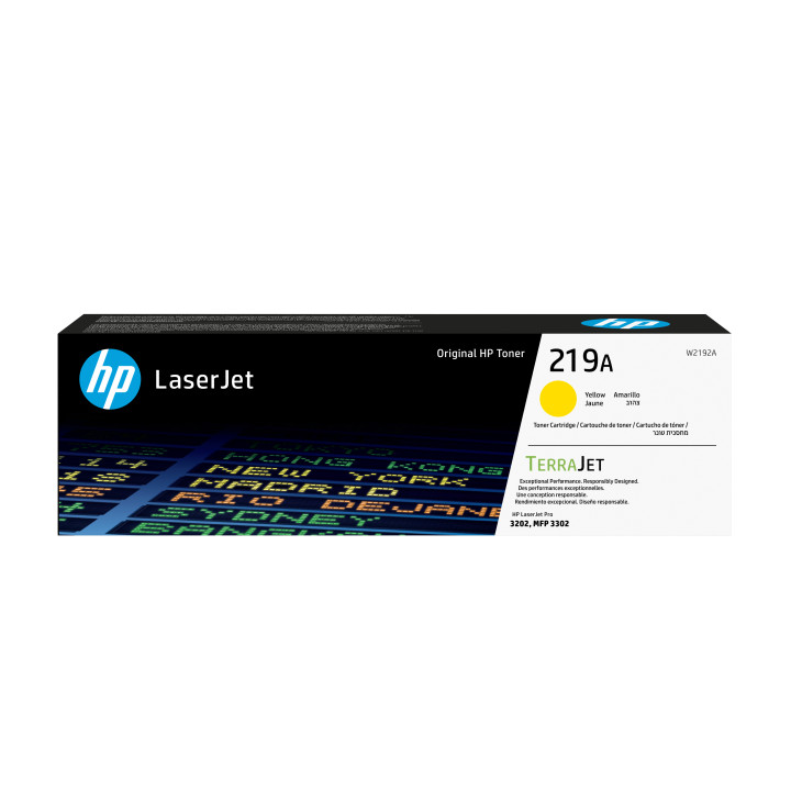 HP Toner jaune LaserJet authentique 219A — vue 1