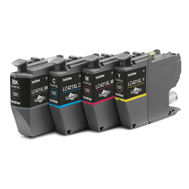 Brother LC421XLVAL - Pack de 4 cartouches d'encre originales — vue 3
