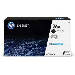 HP 26A toner LaserJet noir authentique — vue 1