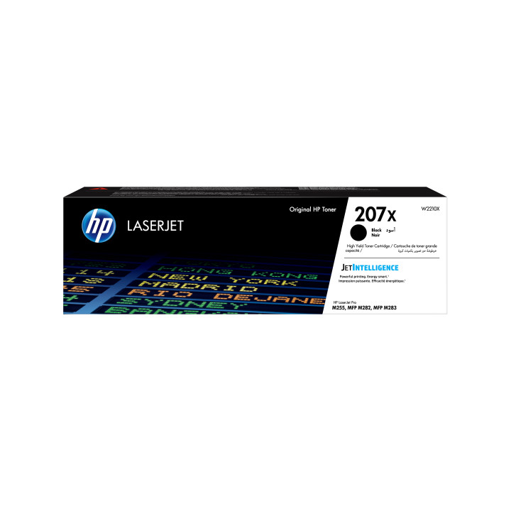 HP Toner noire LaserJet 207X authentique grande capacité — vue 1
