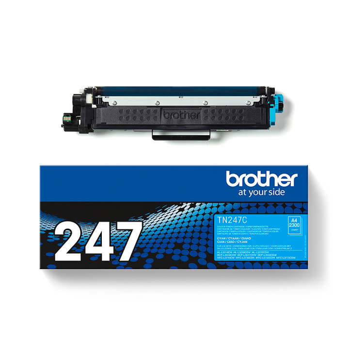 Brother TN-247C - Cartouche de toner originale – Cyan — vue 4