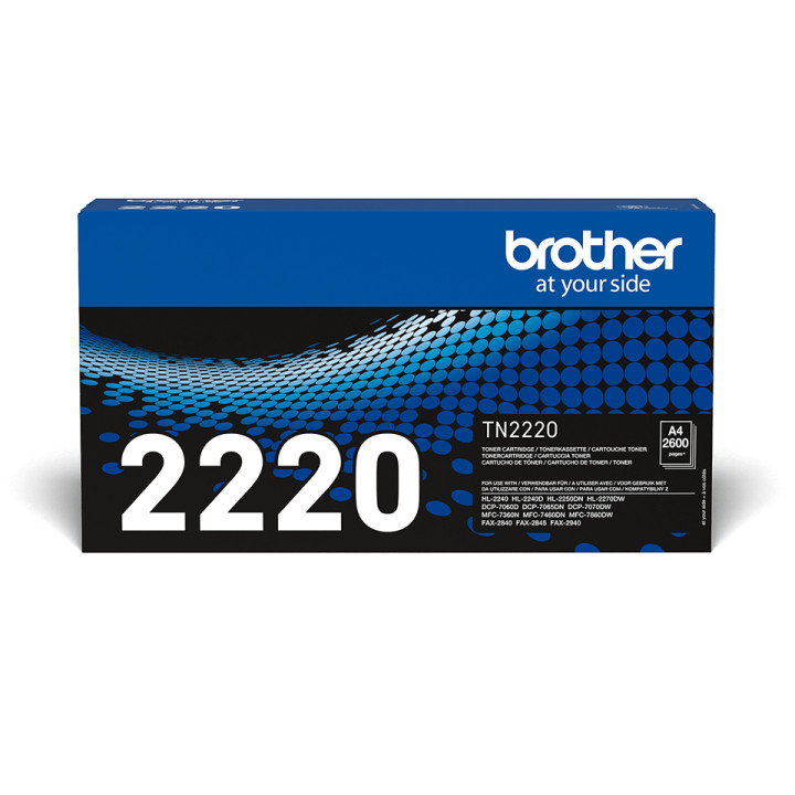 Brother TN-2220 - Cartouche de toner originale à haut rendement – Noir — vue 1