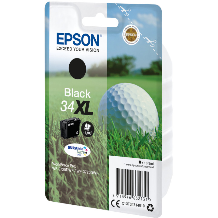 Epson Golf ball Encre noire DURABrite Ultra Balle de golf 34XL — vue 2
