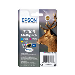 Epson Stag Encre noire DURABrite Ultra Cerf T1301 — Cartouche d'encre noire XL, 945 pages