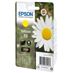 Epson Daisy Encre jaune Claria Home Pâquerette 18 — Cartouche d'encre jaune, 180 pages