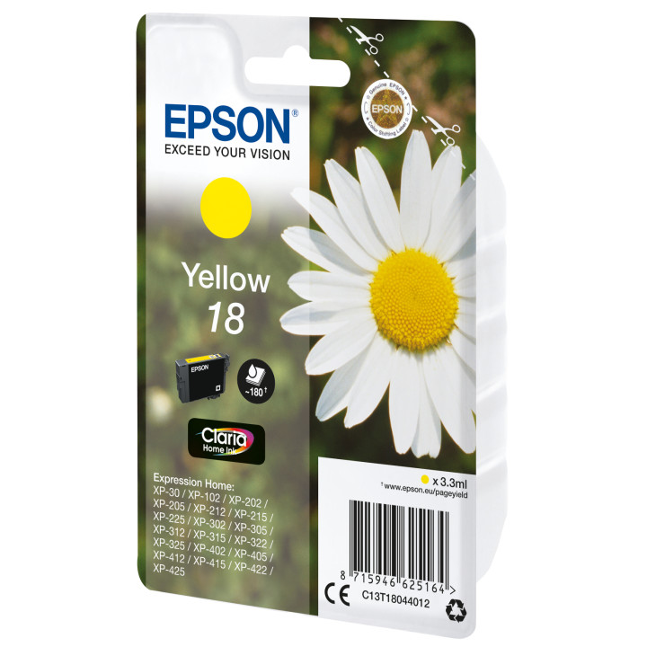 Epson Daisy Encre jaune Claria Home Pâquerette 18 — vue 1