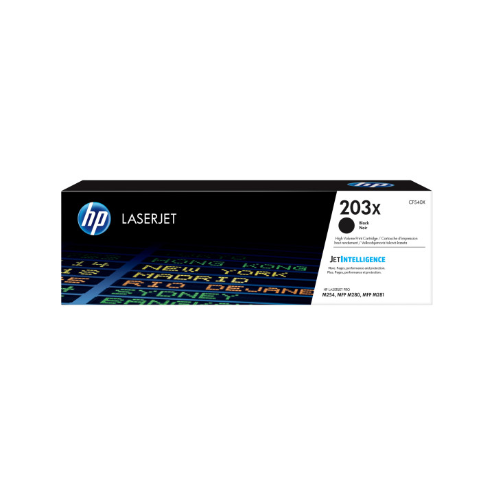 HP 203X cartouche de toner LaserJet noir grande capacité authentique — vue 1