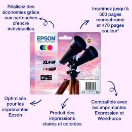 Epson Multipack 4-colours 502 Ink — vue 1