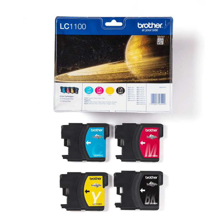 Brother Pack de cartouches d'encre LC1100VALBP originales — vue 5