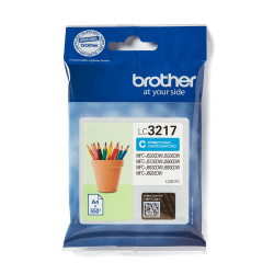 Brother LC3217C — Cartouche d'encre cyan, 550 pages