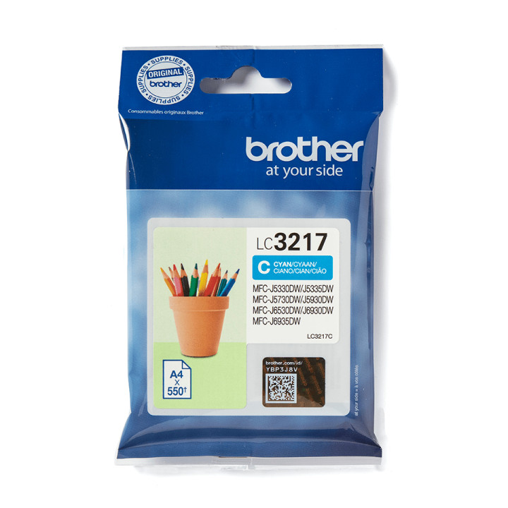 Brother LC3217C - Cartouche d'encre originale – Cyan — vue 1