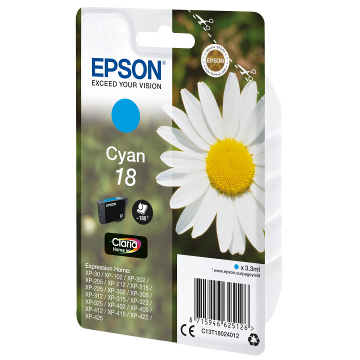 Epson Daisy Encre cyan Claria Home Pâquerette 18 — vue 1