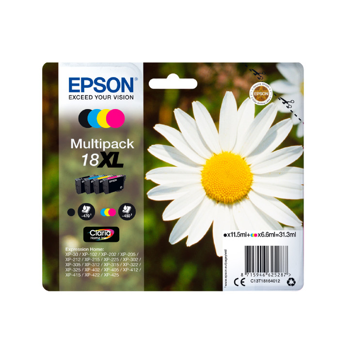 Epson Daisy Encre cyan Claria Home Pâquerette 18 — vue 2