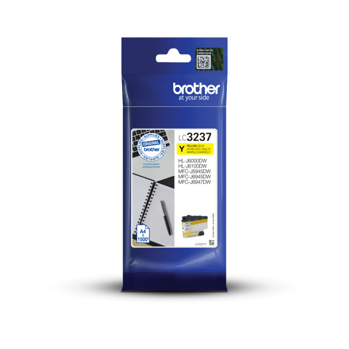 Brother LC3237Y - Cartouche d'encre originale – Jaune — vue 1